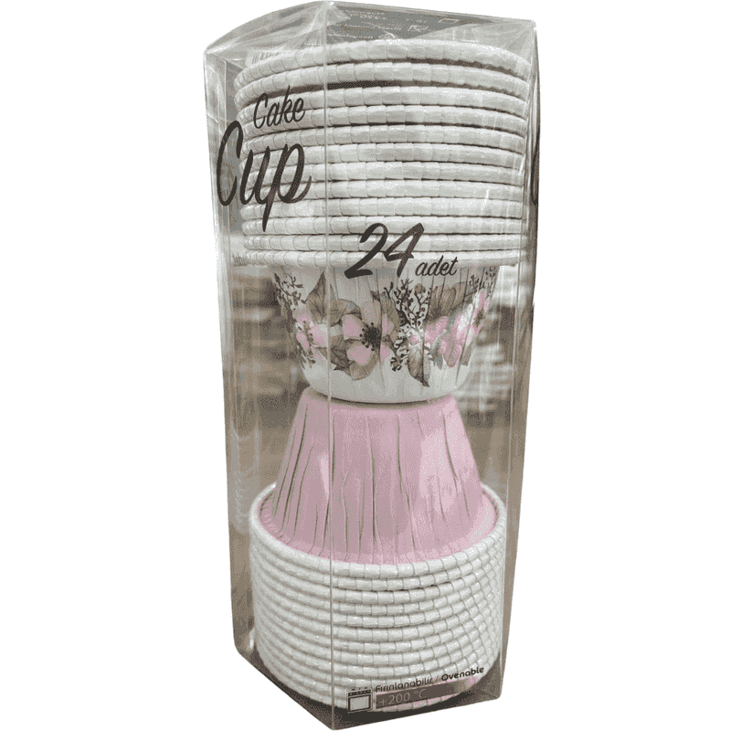 მაფინის ტორტის კაფსულა 24 ცალი