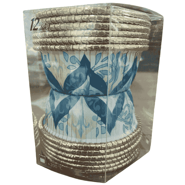 მაფინის ტორტის კაფსულა 12 ცალი