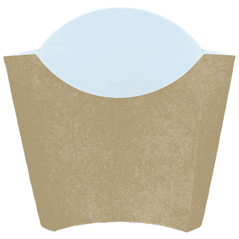 ნატურალური კარტოფილის ჩიფსების ყუთი საშუალო ზომის