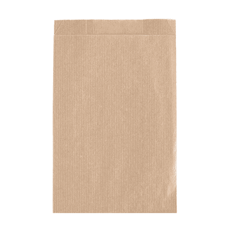 შამუა კრაფტის ქაღალდის ჩანთა ზოლიანი 125გრ 12x20x6სმ