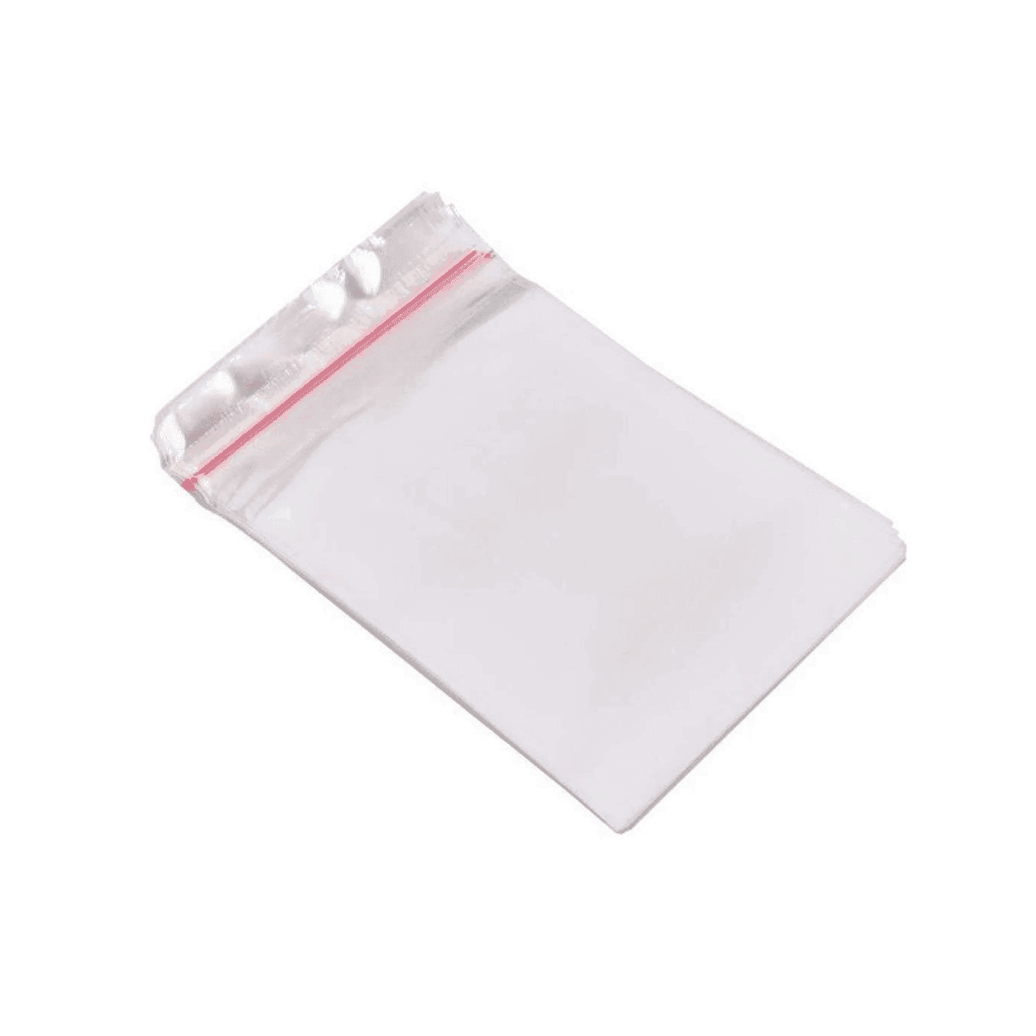 დამაგრებული გამჭვირვალე ჩანთა 10x25 სმ 1000 ცალი