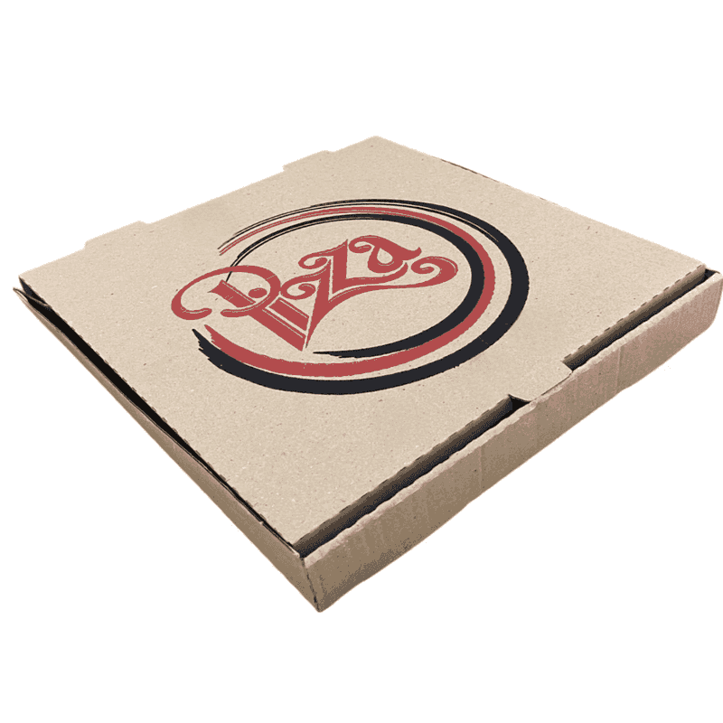 Pizza Box Micro 33x33x3,5cm 100 ცალი - 1