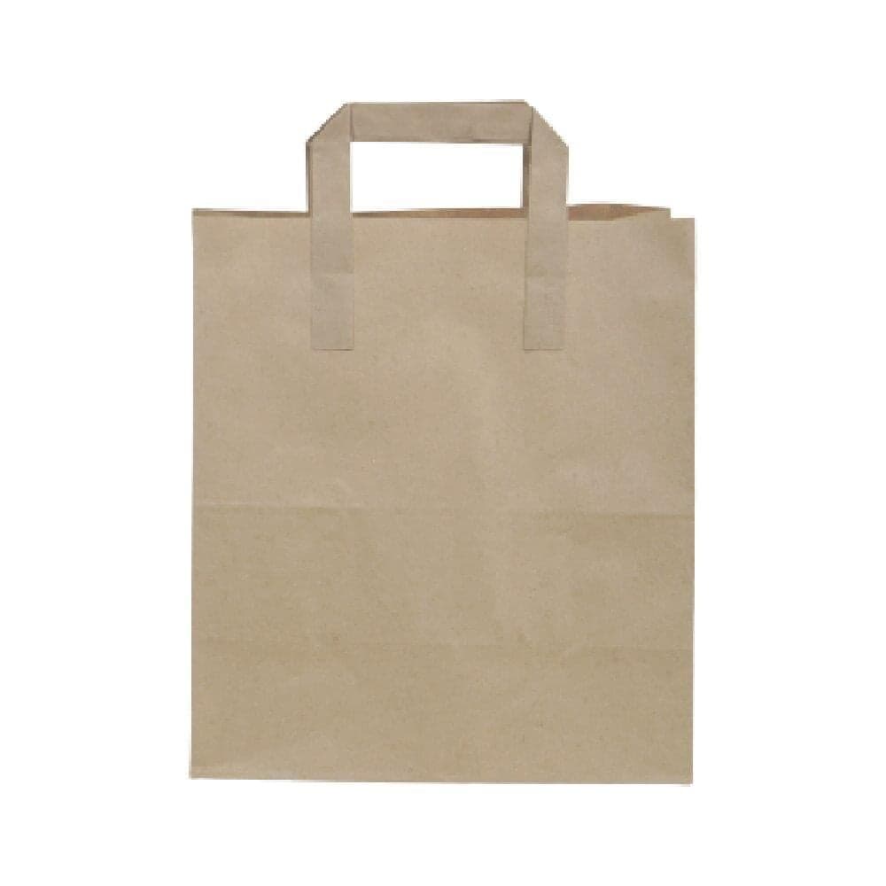 ყავისფერი კრაფტის ქაღალდის ჩანთა 25x28x14 სმ - 2