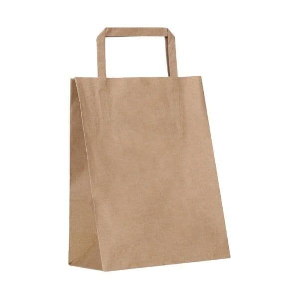 კრაფტის ქაღალდის ჩანთა შიდა სახელურით 26x29x14 სმ - 2