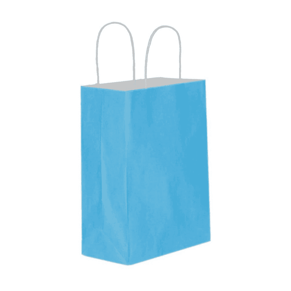 ბავშვის ლურჯი ქაღალდის ჩანთა 25x31x12 სმ - 1