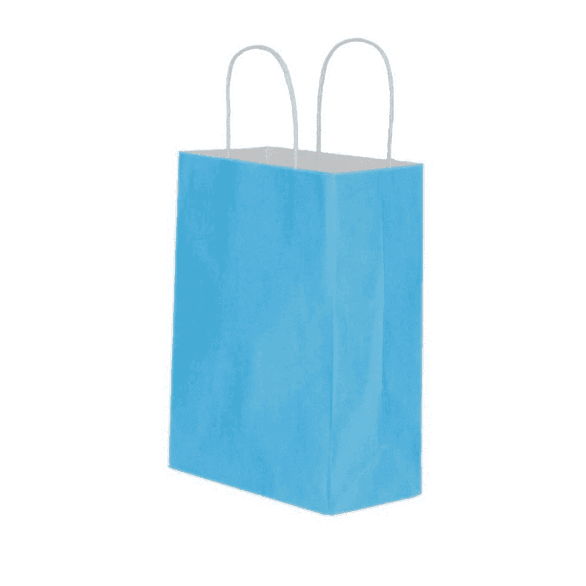 ბავშვის ლურჯი ქაღალდის ჩანთა 25x31x12 სმ - 2