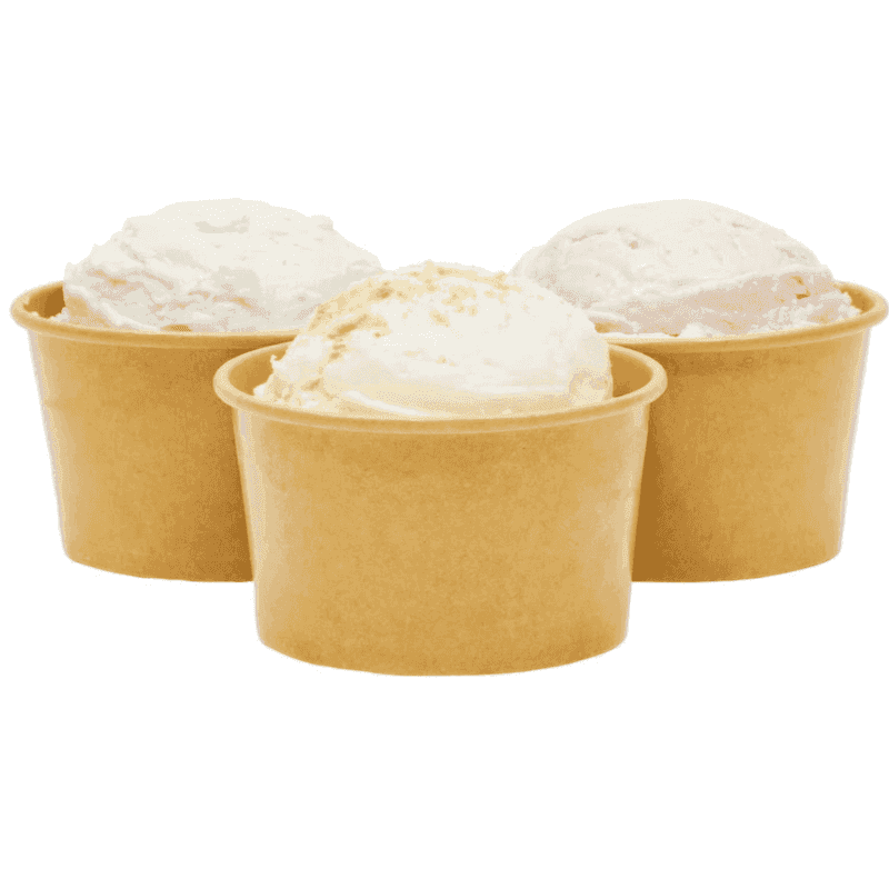 100cc ნაყინის კონტეინერი კრაფტი - 3