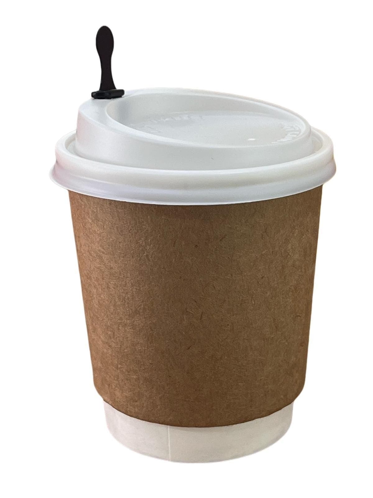 ქაღალდის ჭიქის სახურავი შავი 11სმ 1000 ც - 3