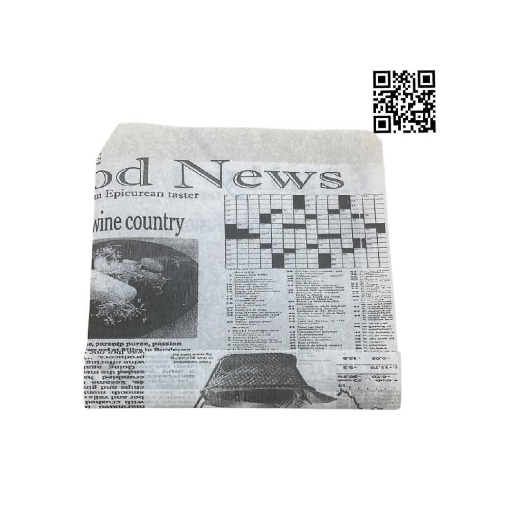 ცხიმიანი ჰამბურგერის ქაღალდის ჩანთა 13x13,5სმ 1000 ცალი - 1