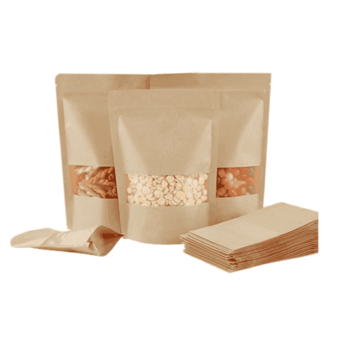 Doypack Ziplock ჩანთა 16x27 სმ - 2