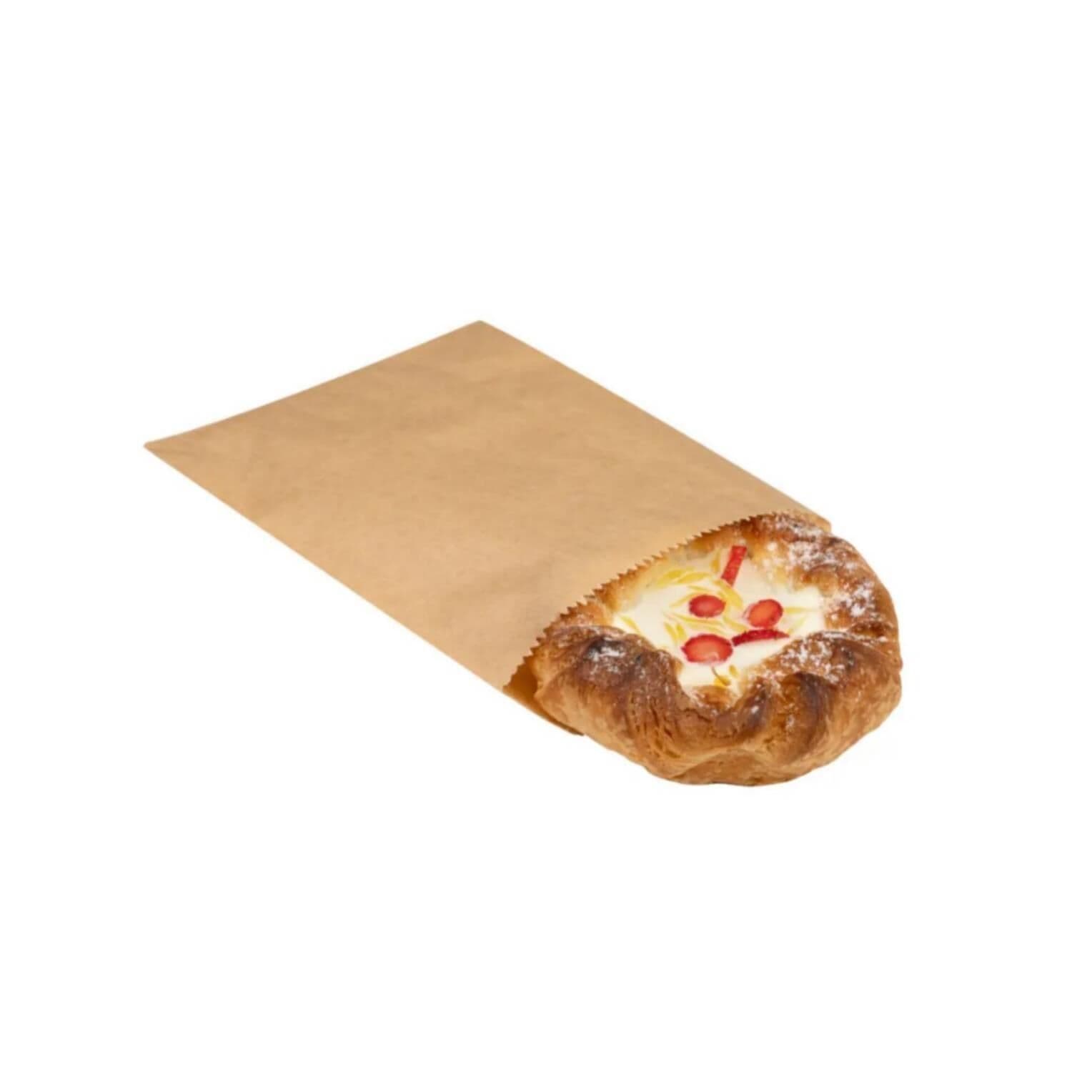 ქაღალდის ჩანთა უბრალო შამუა 12x20x5სმ - 3