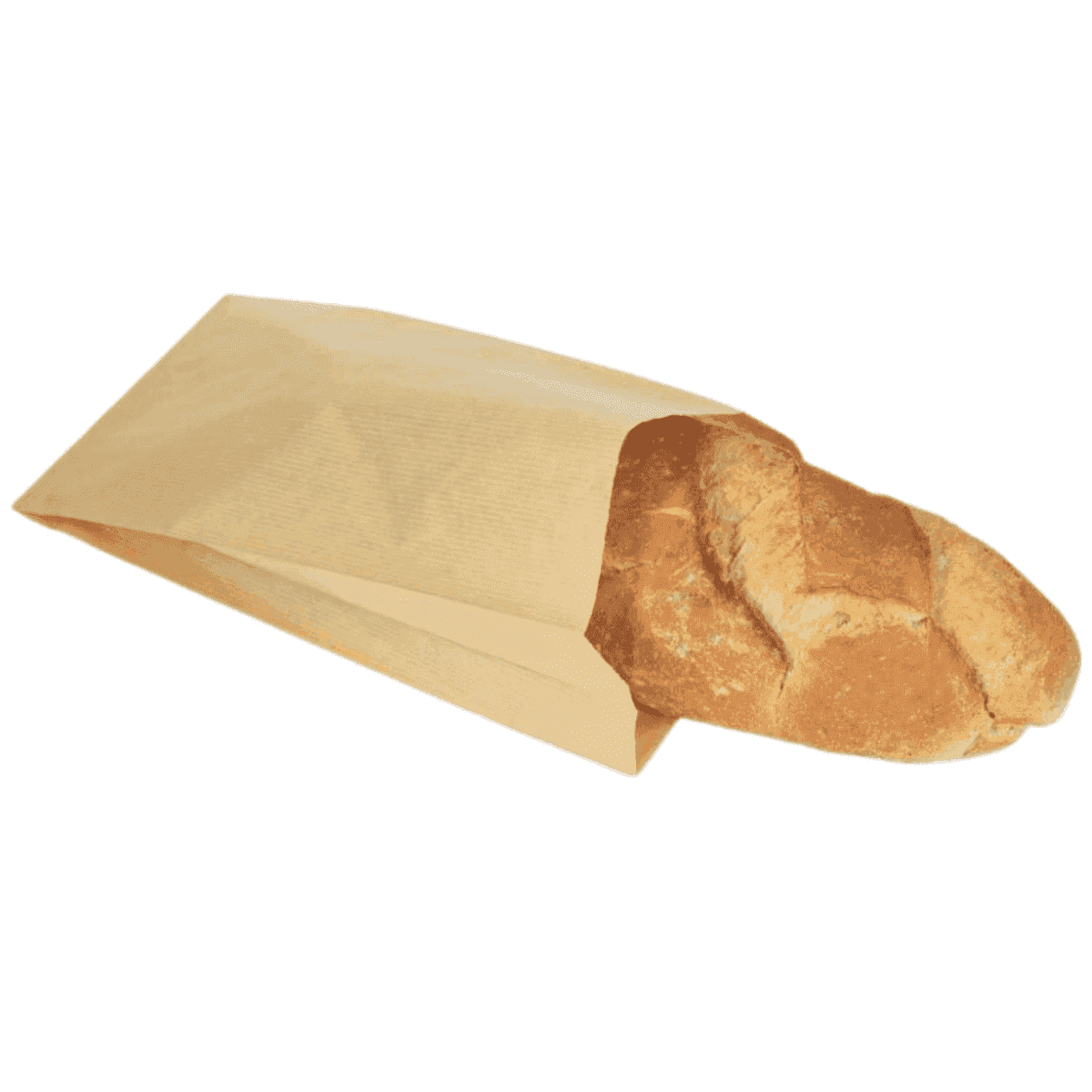 შამუა კრაფტის ქაღალდის ჩანთა ზოლიანი 250გრ 12x27x6სმ - 3