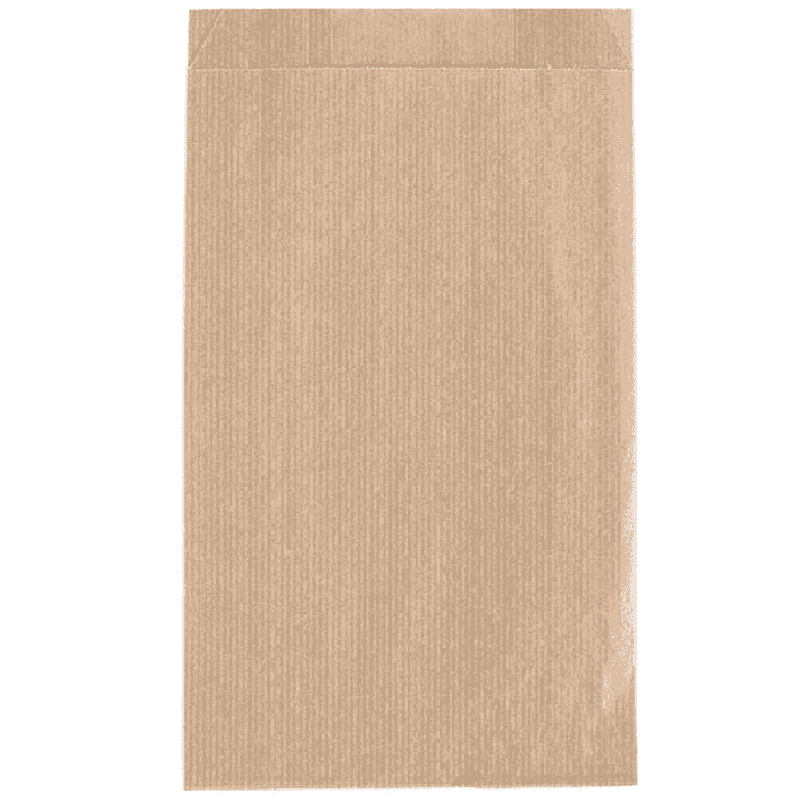 შამუა კრაფტის ქაღალდის ჩანთა ზოლიანი 500გრ 15x28x8 - 1