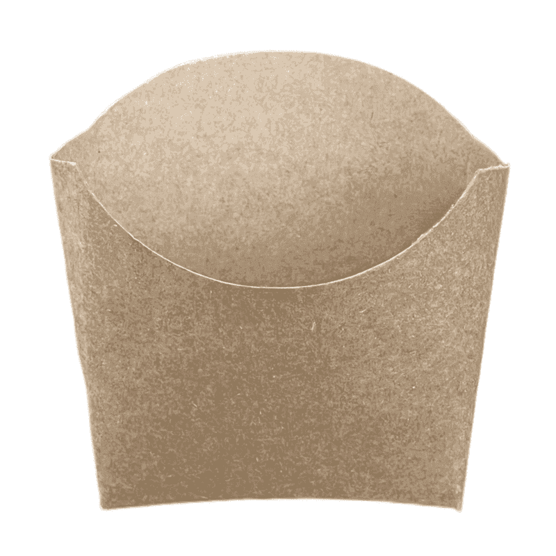 Chip Box კონუსური საშუალო ზომის ბუნებრივი