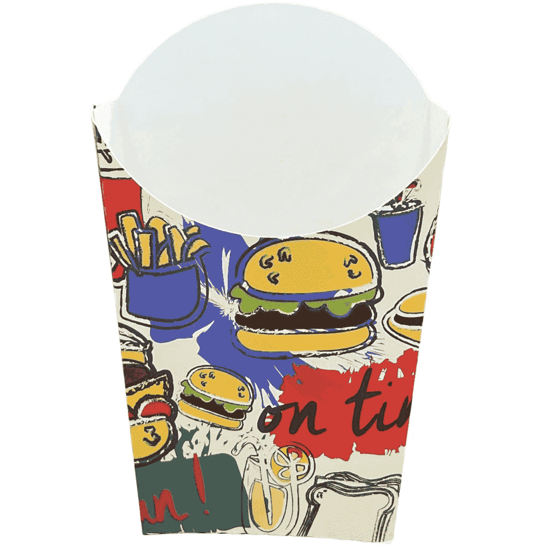 კონუსური კარტოფილის ყუთი დიდი