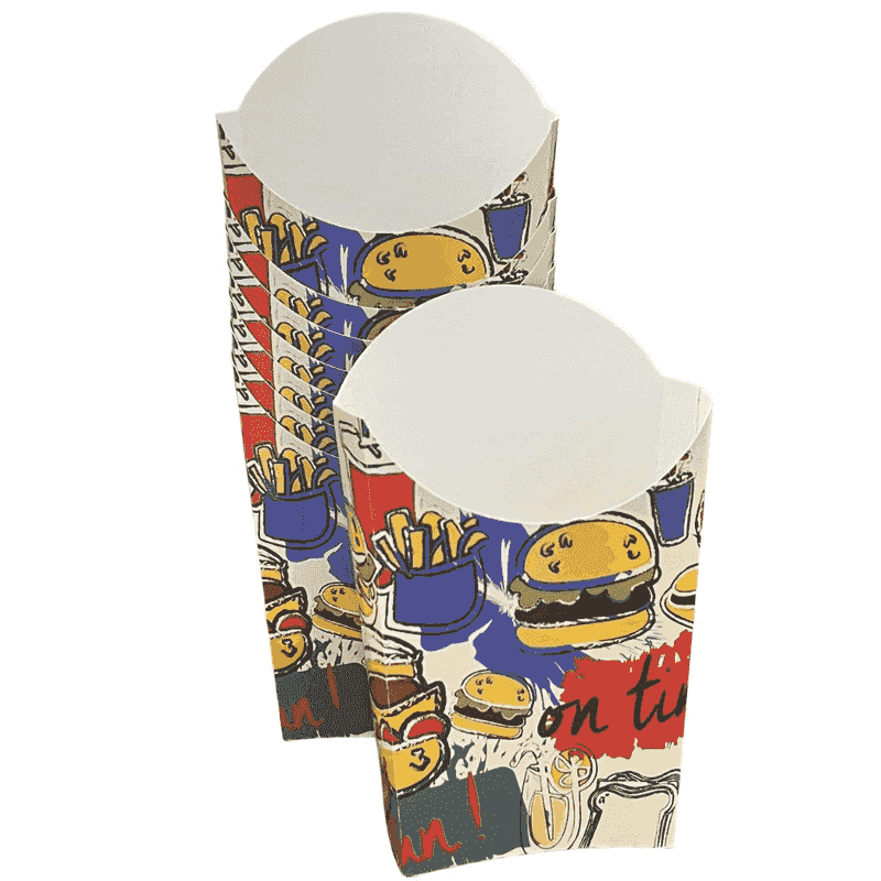 კონუსური კარტოფილის ყუთი დიდი