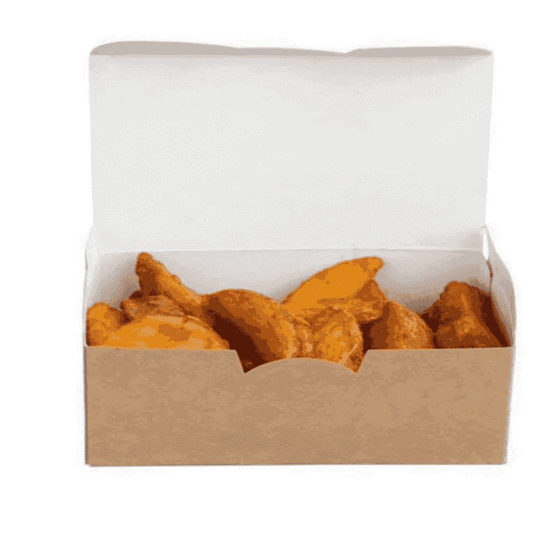 ნუგეტის ყუთი საშუალო ზომის 17.5x10x7 სმ