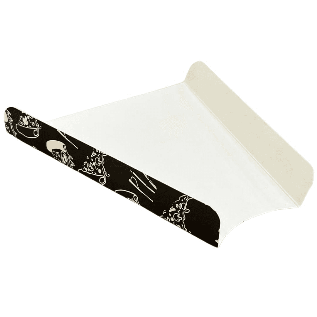 პიცას ნაჭერი შავი ნიმუშით 100 ცალი