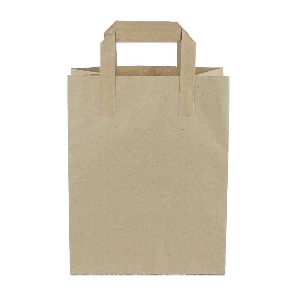 მცირე ზომის კრაფტის ქაღალდის ჩანთა 22x28x12 სმ