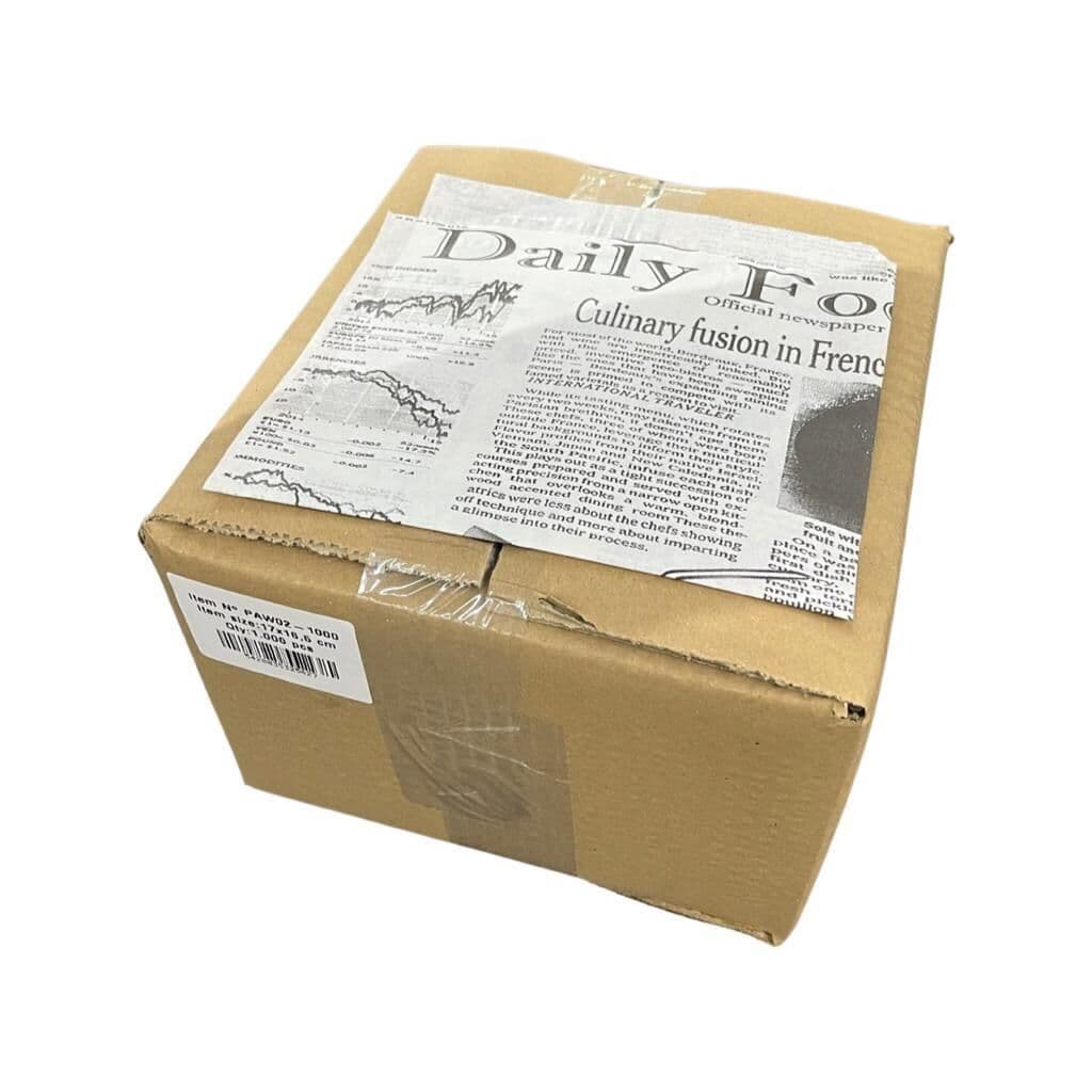 ქაღალდის ჩანთა ცხიმიანი ჰამბურგერი 17x16,5სმ 1000 ცალი