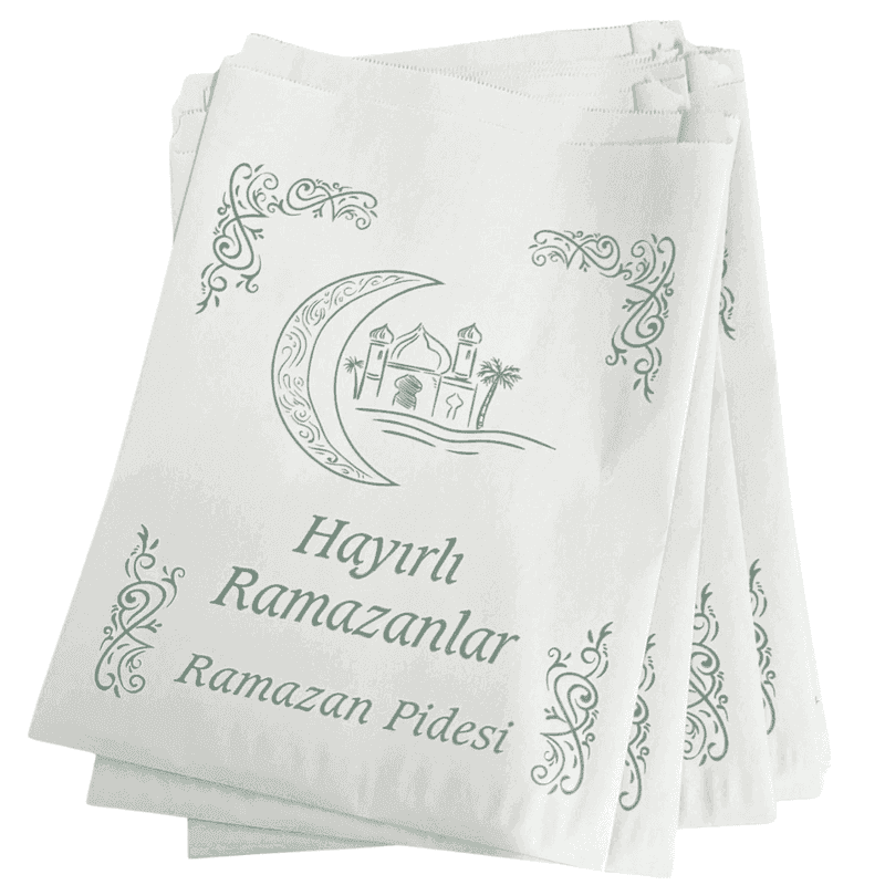 რამადანის პიტას ქაღალდის ჩანთა 30x41x6სმ10 კგ