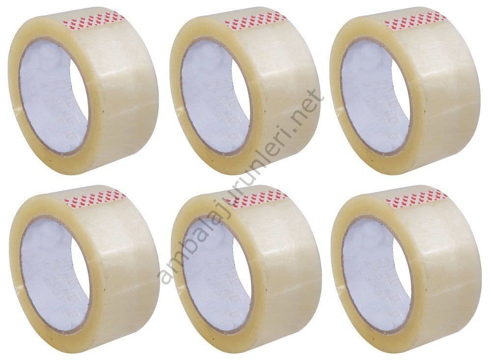 გამჭვირვალე ლენტი 45 მმ x 100 მტ (შეფუთვა 6 ცალი)